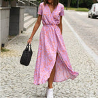 Women's Fashionable Printed Beach Dress Gronata