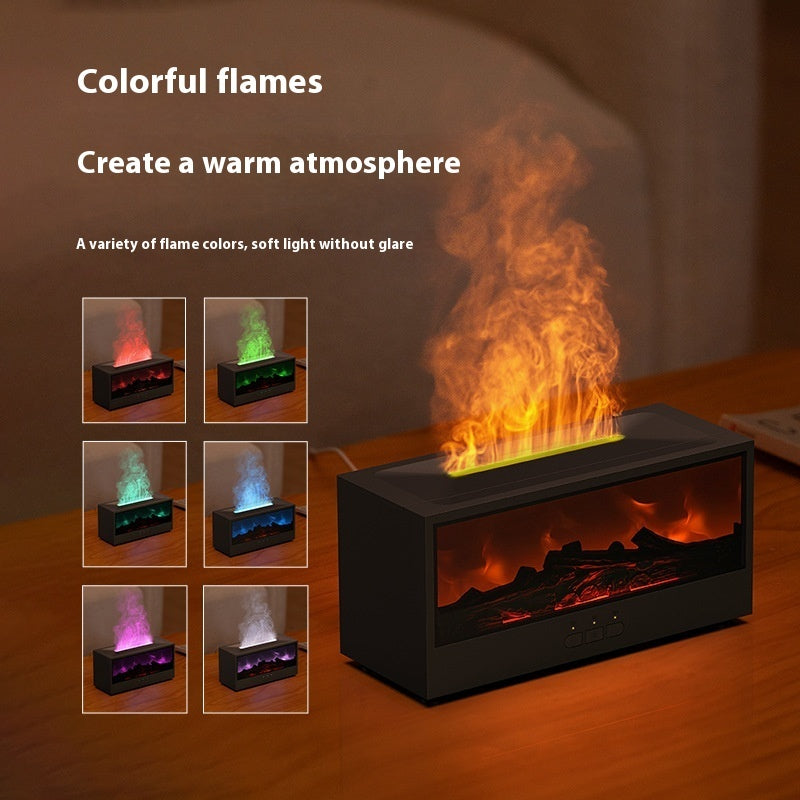 Simulated 3D Fireplace Flame Aroma Diffuser Gronata