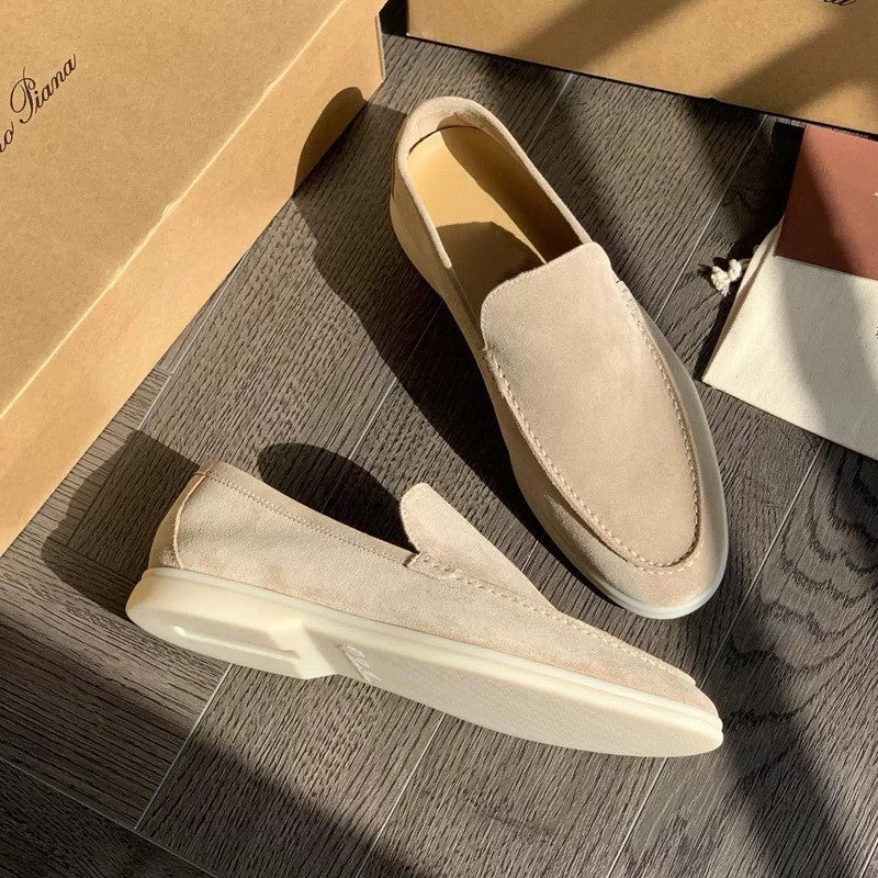 Men's Loafers Summer Casual Frost Flat Shoes Slip-on Driving Shoes Gronata