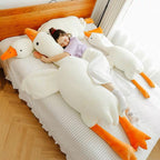 Cute Big White Geese Pillow Plush Toy Gronata