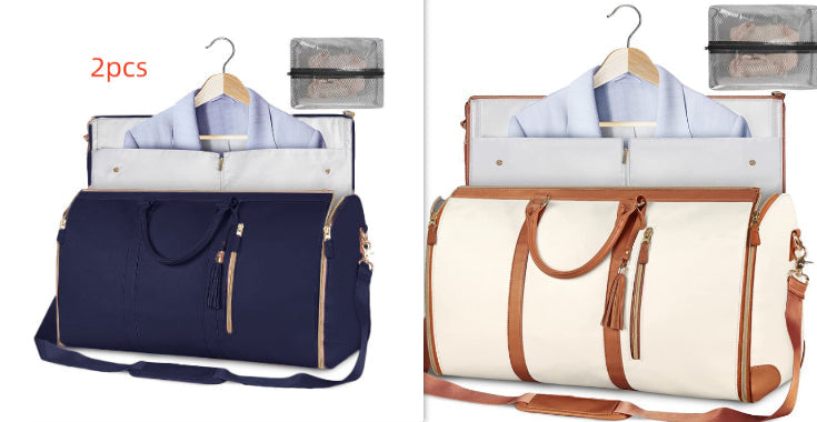 Large Capacity Travel Duffle Bag Women's Handbag Folding Suit Bag Waterproof Clothes Totes Gronata