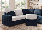 HONBAY Sectional Sleeper Sofa with Pull Out Bed U-Shape Sectional Couch Sleeper Bed with Storage Chaise 6 Seater Sleeper Sectional Sofa, Light Grey Gronata