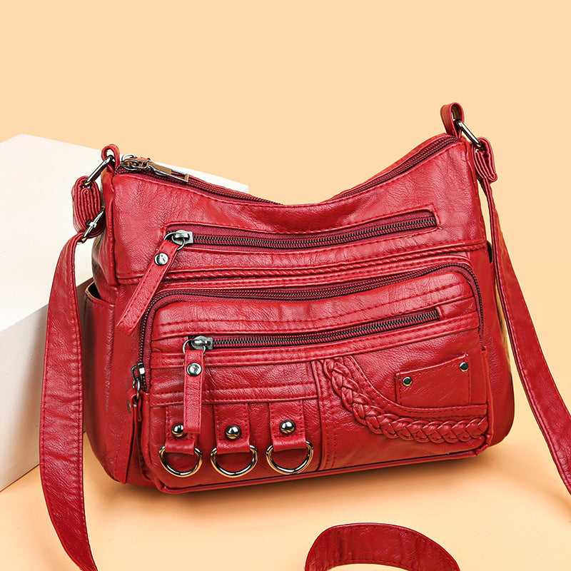 Women's Fashion Casual Soft Leather Bag Gronata