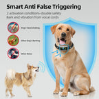 FAFAFROG Dog Bark Collar, Rechargeable Smart Collar, Anti Barking Training Collar with 5 Adjustable Sensitivity Beep Vibration, Bark Collar for Large Medium Small Dogs (Black) Gronata