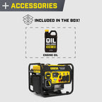 Champion Power Equipment 5500-Watt RV Ready Portable Open Frame Inverter Generator with Quiet Technology and Free 3-Year Warranty, CARB Compliant Gronata