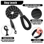 YXFDOYT No Pull Dog Harness Adjustable Collar & Leash Set - Dog Halter Harnesses Collapsible Bowls & Poop Bag Dispenser Muzzle ID Tags Toys Fits Small Medium Large Dogs (Pink-L) Gronata