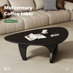 Mid Century Modern Coffee Table - Walnut Wooden Coffee Table for Living Room,Center Table Suitable for Bedroom Living Room Reception Office Tables (Walnut, Small 34.5 * 23.5 * 16in) Gronata