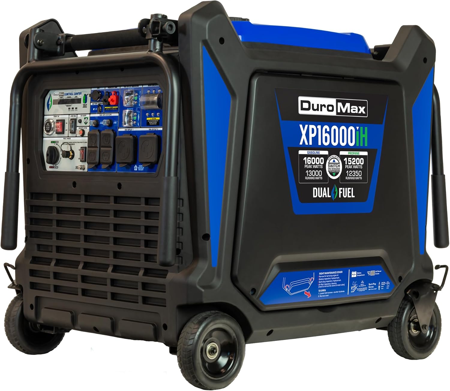 DuroMax XP2300iH 2,300-Watt Dual Fuel Portable Digital Inverter Generator - Gas & Propane, RV & Emergency Ready Gronata