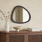 WallBeyond Asymmetrical Mirror, Irregular Mirror Full Length, Boho Wall Mirrors Decorative for Bedroom Living Room Entryway Hall, Mid Century Modern Decor 48" H x 22" W Gronata