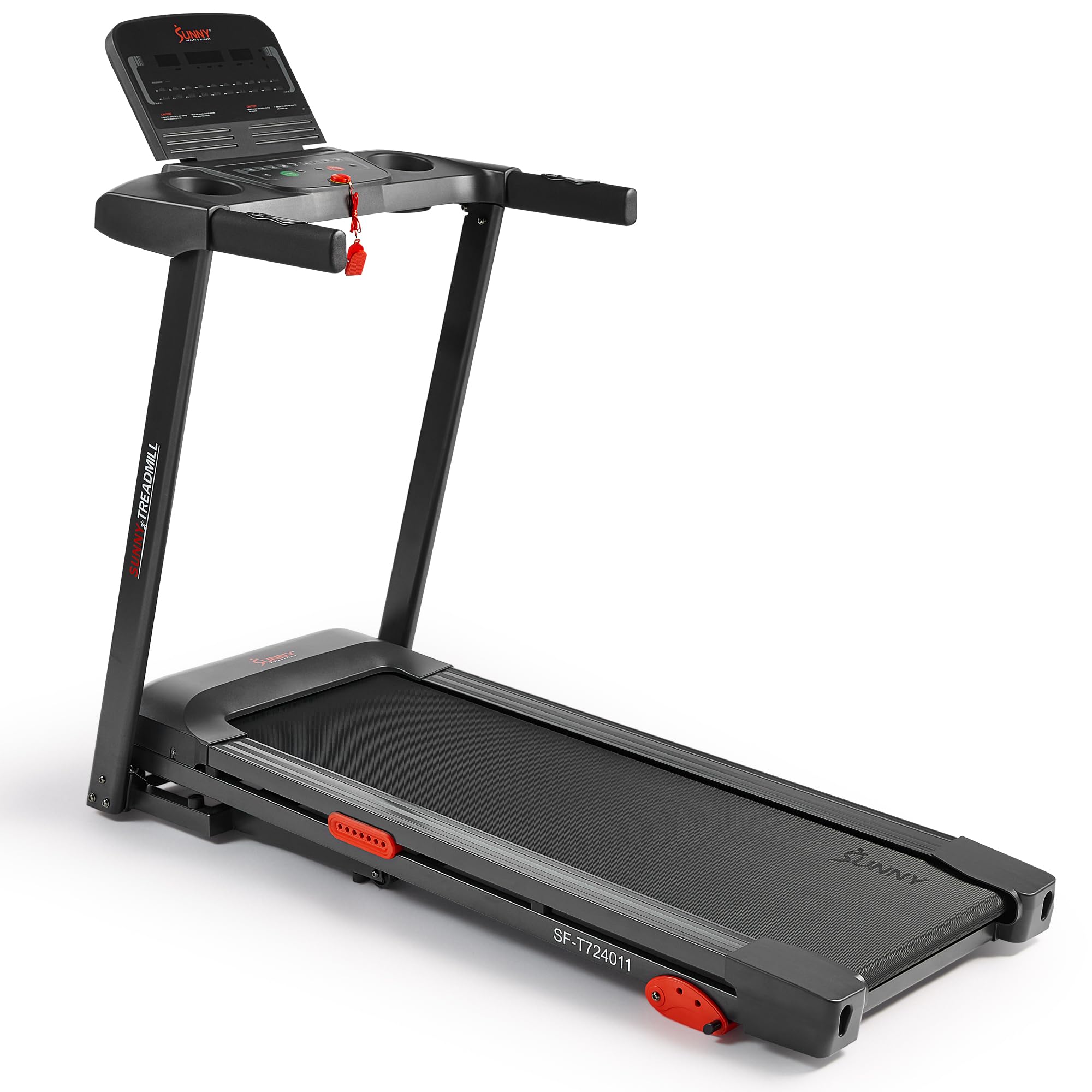 Sunny Health & Fitness Active 400 Smart Auto Incline Treadmill – Foldable Running Machine w/Bluetooth, Wi-Fi, 12% Incline, Shock Absorption & SunnyFit Fitness App - SF-T724012 Gronata