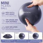 PhysKcal Pilates Ring Set, Magic Ring with 1x Core Ball, 3X Resistant Loop and 2X Flex Band, Pilates on Mat Essential Kit (Nude) Gronata