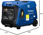 Westinghouse 5000 Peak Watt Super Quiet Portable Inverter Generator, Remote Electric Start with Auto Choke, Wheel & Handle Kit, RV Ready, Gas Powered, Parallel Capable Gronata