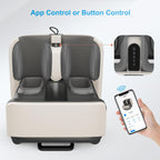 COMFIER 2 in 1 FSA Foot Massager Machine,HSA Shiatsu Foot and Calf Massager with Heat,Kneading,Vibration,Compression Massagers for Feet Health,Plantar Fasclitis,Father‘s Day Gift for Dad Gronata