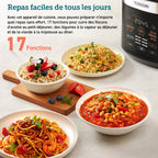 Cosori Rice Cooker 10 Cup, 24h Keep Warm, Non-stick Ceramic Inner Pot, 18 Functions Fuzzy Logic Rice Maker with Stainless Steel Steamer Basket, Sauté, Slow Cooker, Black Gronata