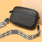 Fashion Shoulder Crossbody Bags With Rhombus Embroidered Wide Shoulder Strap Cute Small Square Bag Women Gronata