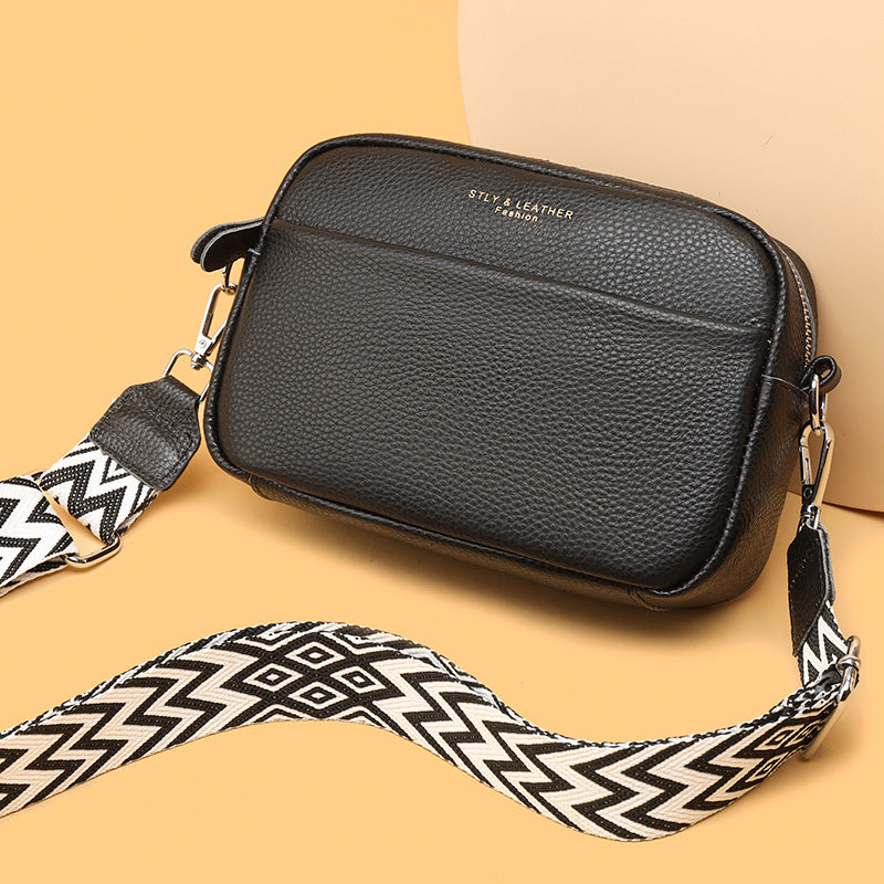 Fashion Shoulder Crossbody Bags With Rhombus Embroidered Wide Shoulder Strap Cute Small Square Bag Women Gronata