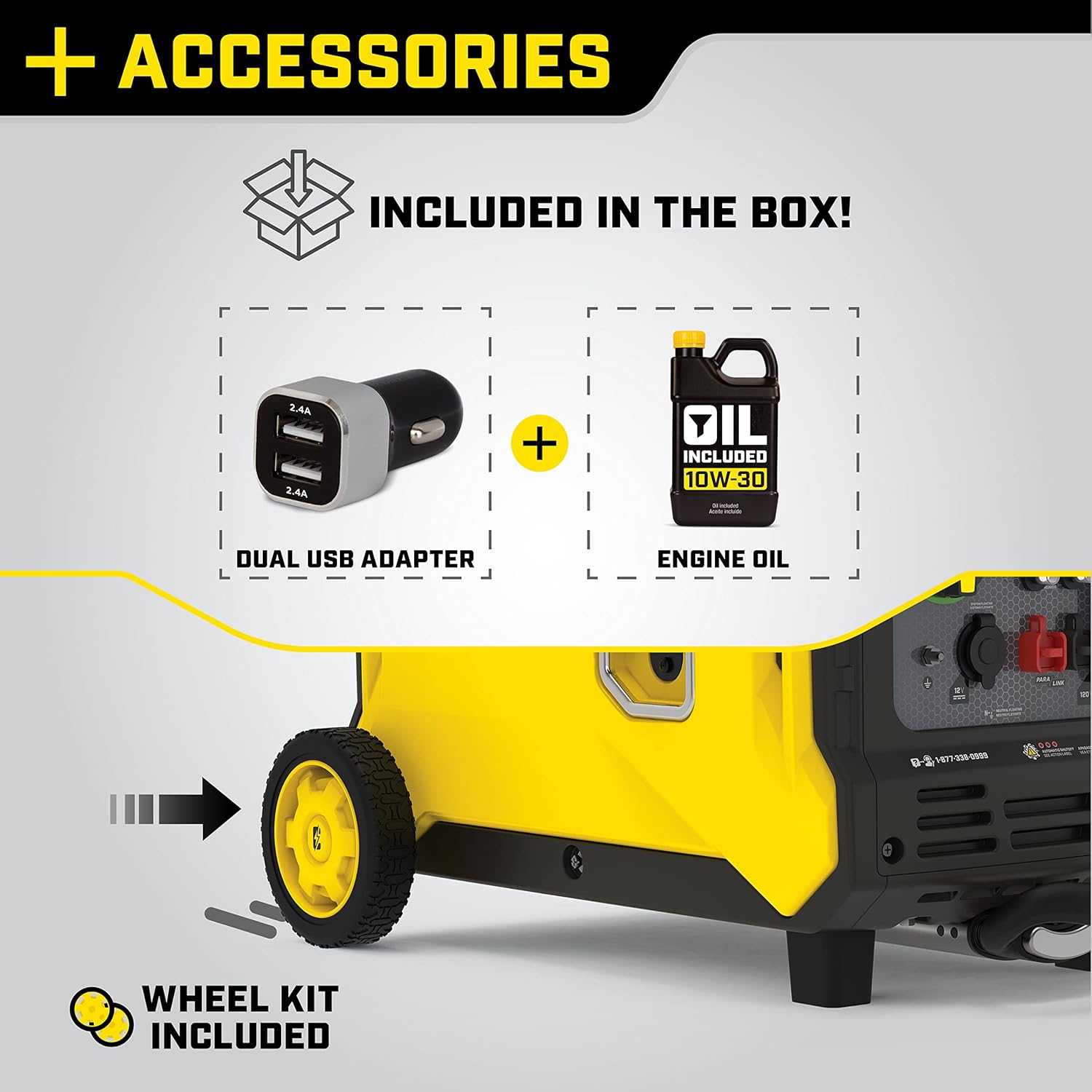 Champion Power Equipment 3500-Watt Portable Inverter Generator with Quiet Technology and CO Shield Gronata