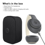 Beats Studio Pro Premium Wireless Over-Ear Headphones- Up to 40-Hour Battery Life, Active Noise Cancelling, Great for Travel & Commuting, USB-C Lossless Audio, Apple & Android Compatible -Black Gronata