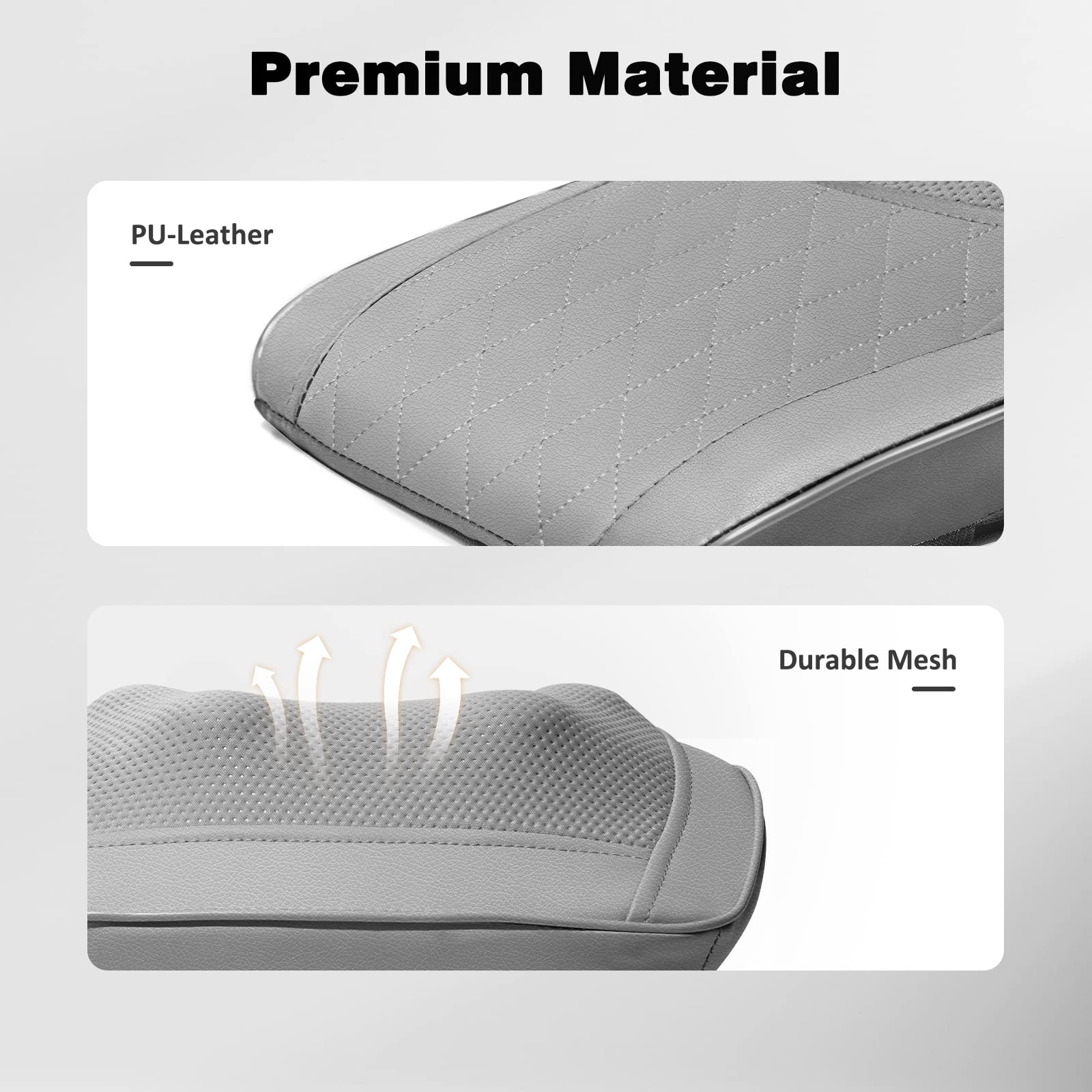 Boriwat Back Massager with Heat, 3D Kneading Massage Pillow for Back, Neck, Shoulder, Leg Pain Relief Deep Tissue, Gifts for Women Men Mom Dad Gronata
