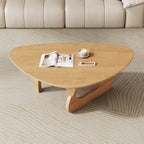 Mid Century Modern Coffee Table - Walnut Wooden Coffee Table for Living Room,Center Table Suitable for Bedroom Living Room Reception Office Tables (Walnut, Small 34.5 * 23.5 * 16in) Gronata