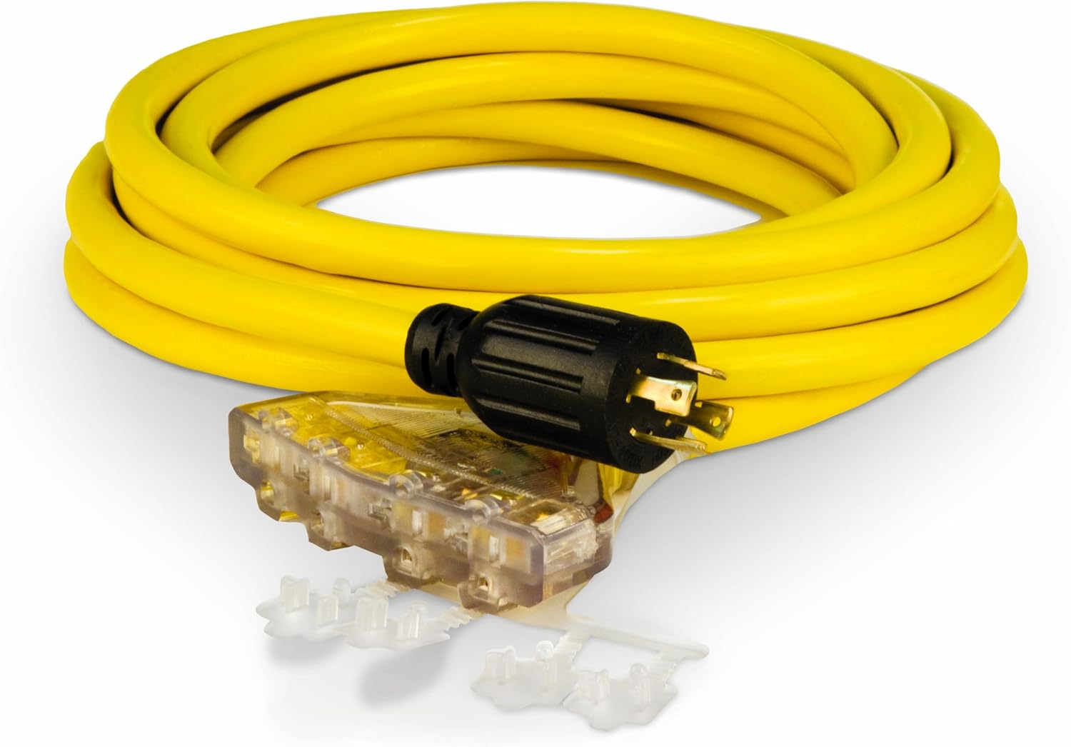 Champion Power Equipment 25-Foot 30-Amp 125/250-Volt Fan-Style Generator Extension Cord (L14-30P to four 5-20R) Gronata