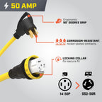 Champion Power Equipment 30-Foot 50-Amp 125/250-Volt RV Generator Power Cord, (14-50P to SS2-50R) Gronata