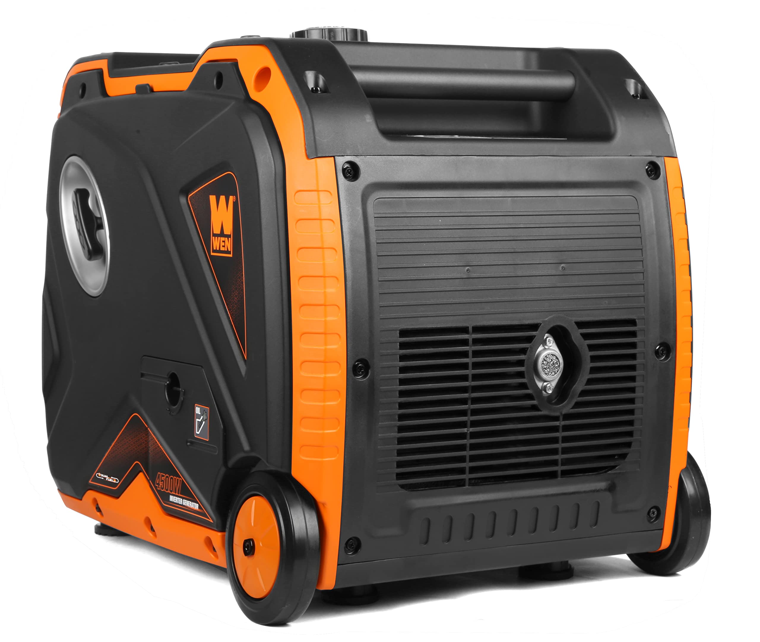 WEN DF451i Super Quiet 4500-Watt Electric Start Dual Fuel RV-Ready Portable Inverter Generator with Fuel Shut-Off Gronata