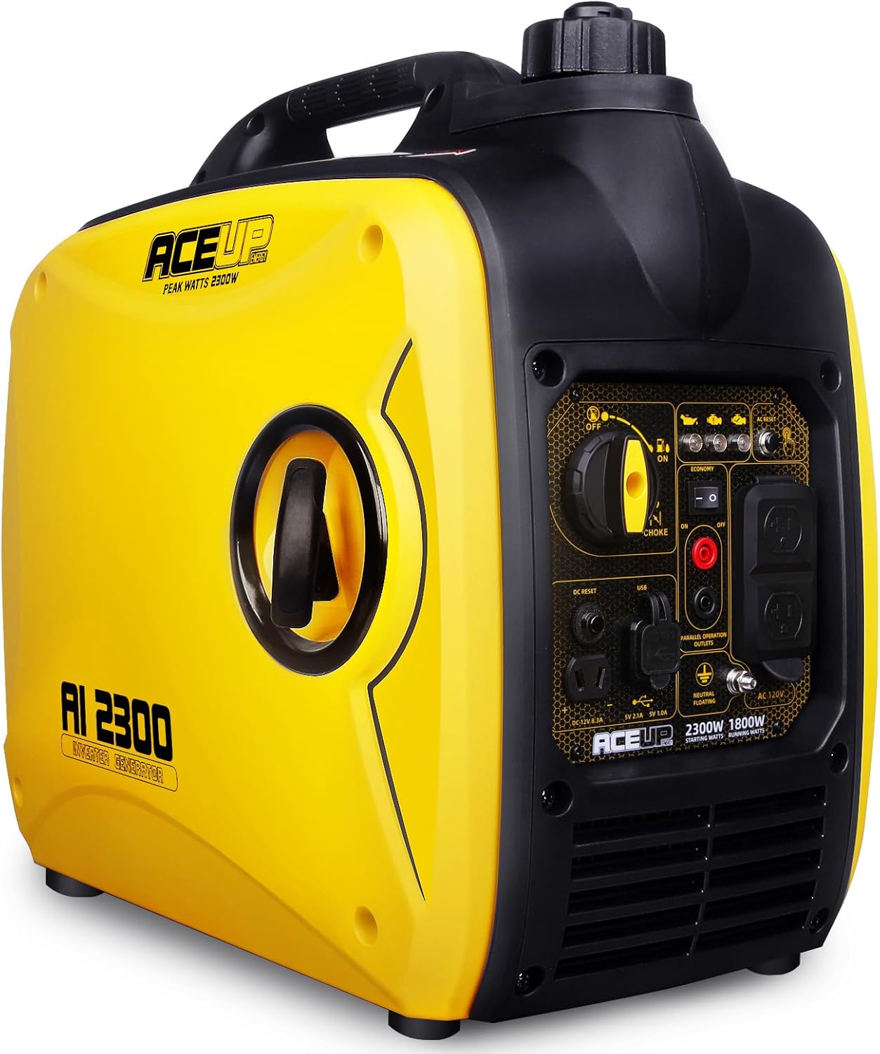 Aceup Energy 2300 Watt Portable Inverter Generator, Super Quiet Gas Generator for Home Use, EPA Compliant, Lightweight RV Ready Gronata