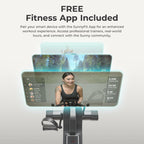 Sunny Health & Fitness Dual Function Smart Motorized Mini Bike Trainer, Under Desk Exercise Machine for Senior Training, Arm/Leg Cardio Cycle Workout, Free SunnyFit App Bluetooth Link-SF-B020029SMART Gronata