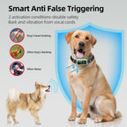 FAFAFROG Dog Bark Collar, Rechargeable Smart Collar, Anti Barking Training Collar with 5 Adjustable Sensitivity Beep Vibration, Bark Collar for Large Medium Small Dogs (Black) Gronata
