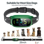 FAFAFROG Dog Bark Collar, Rechargeable Smart Collar, Anti Barking Training Collar with 5 Adjustable Sensitivity Beep Vibration, Bark Collar for Large Medium Small Dogs (Black) Gronata