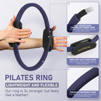 PhysKcal Pilates Ring Set, Magic Ring with 1x Core Ball, 3X Resistant Loop and 2X Flex Band, Pilates on Mat Essential Kit (Nude) Gronata