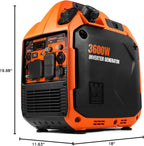 WEN Quiet and Lightweight 3600-Watt Dual Fuel RV-Ready Portable Inverter Generator with Fuel Shut Off and CO Watchdog (DF360iX) Gronata