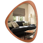 WallBeyond Asymmetrical Mirror, Irregular Mirror Full Length, Boho Wall Mirrors Decorative for Bedroom Living Room Entryway Hall, Mid Century Modern Decor 48" H x 22" W Gronata