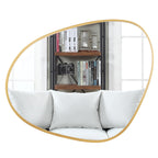 WallBeyond Asymmetrical Mirror, Irregular Mirror Full Length, Boho Wall Mirrors Decorative for Bedroom Living Room Entryway Hall, Mid Century Modern Decor 48" H x 22" W Gronata