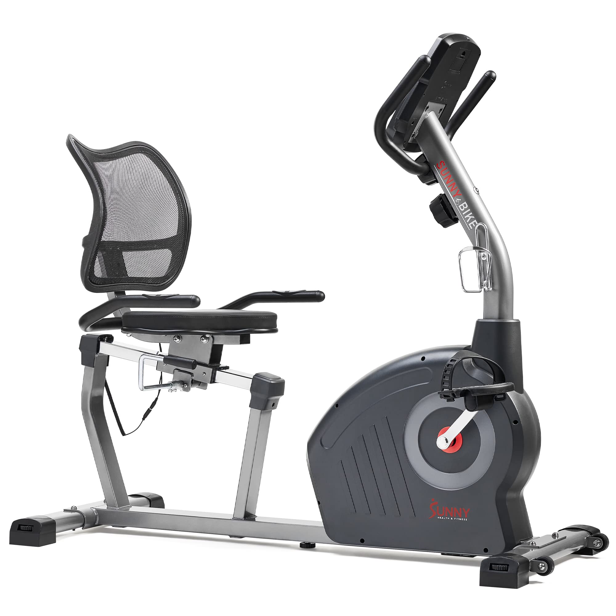 Sunny Health & Fitness Elite Interactive Series Exercise Recumbent Bike - SF-RB420046 Gronata