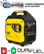 Champion Power Equipment 4000-Watt Dual Fuel RV Ready Portable Inverter Generator with Quiet Technology and Free 3-Year Warranty Gronata