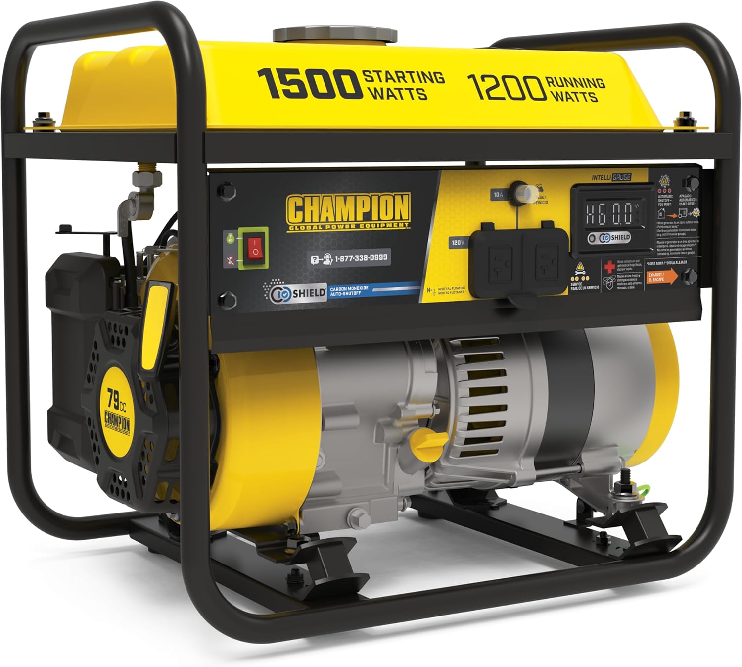 Champion Power Equipment 1500-Watt Portable Generator with Free 3-Year Warranty Gronata