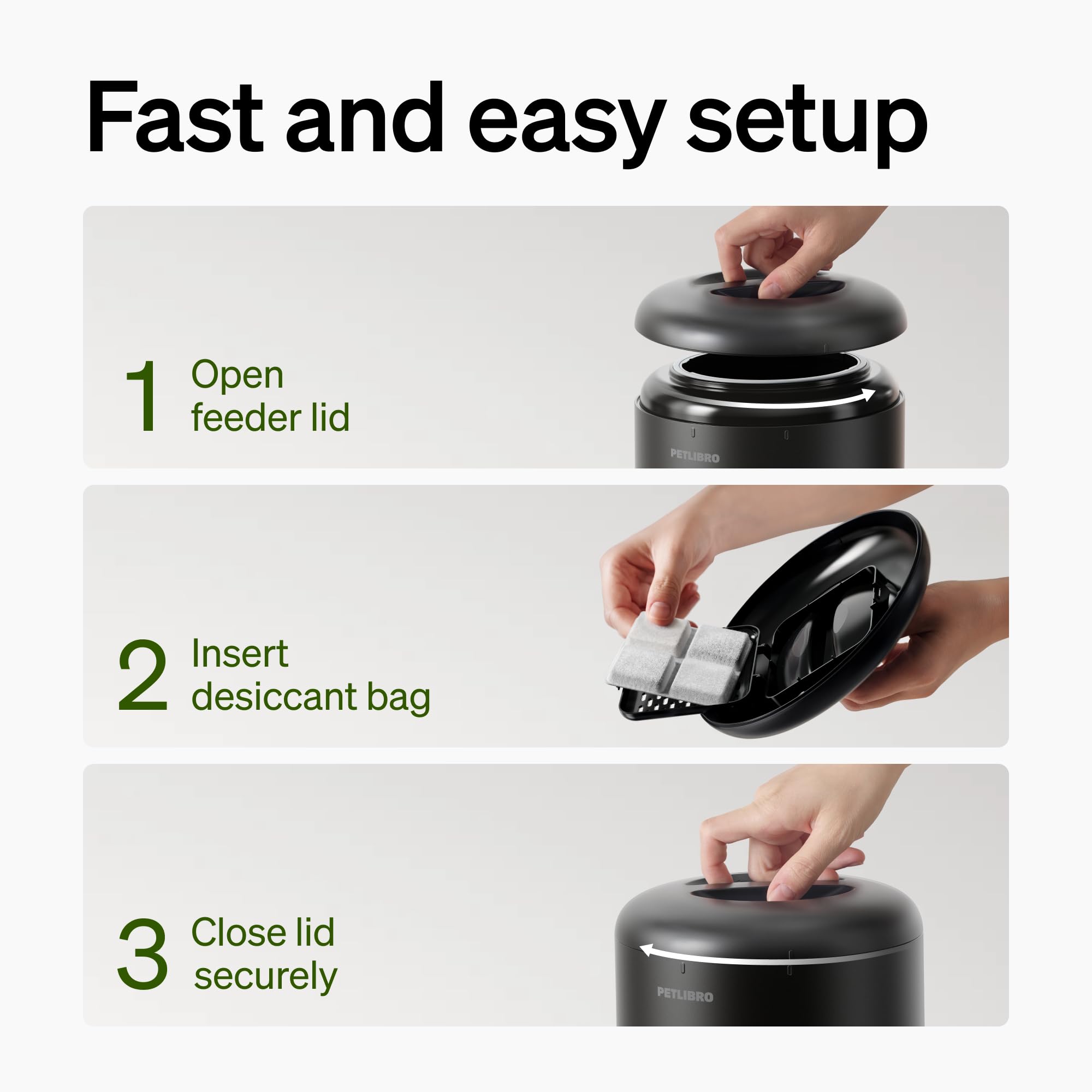 PETLIBRO Automatic Cat Feeder, 5G WiFi Automatic Dog Food Dispenser with Freshness Preservation, 5L Timed Pet Feeder with Low Food Sensor, Up to 10 Meals Per Day Gronata