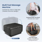 COMFIER 2 in 1 FSA Foot Massager Machine,HSA Shiatsu Foot and Calf Massager with Heat,Kneading,Vibration,Compression Massagers for Feet Health,Plantar Fasclitis,Father‘s Day Gift for Dad Gronata