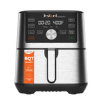 Instant Pot 6QT VORTEX Plus Air Fryer, 6-in-1, Air Fry, Broil, Dehydrate, Crisp, Roast, Reheat, Bake, Dishwasher-Safe Airfryer basket, from the Makers of Instant Pot, Stainless Steel Gronata