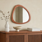 WallBeyond Asymmetrical Mirror, Irregular Mirror Full Length, Boho Wall Mirrors Decorative for Bedroom Living Room Entryway Hall, Mid Century Modern Decor 48" H x 22" W Gronata