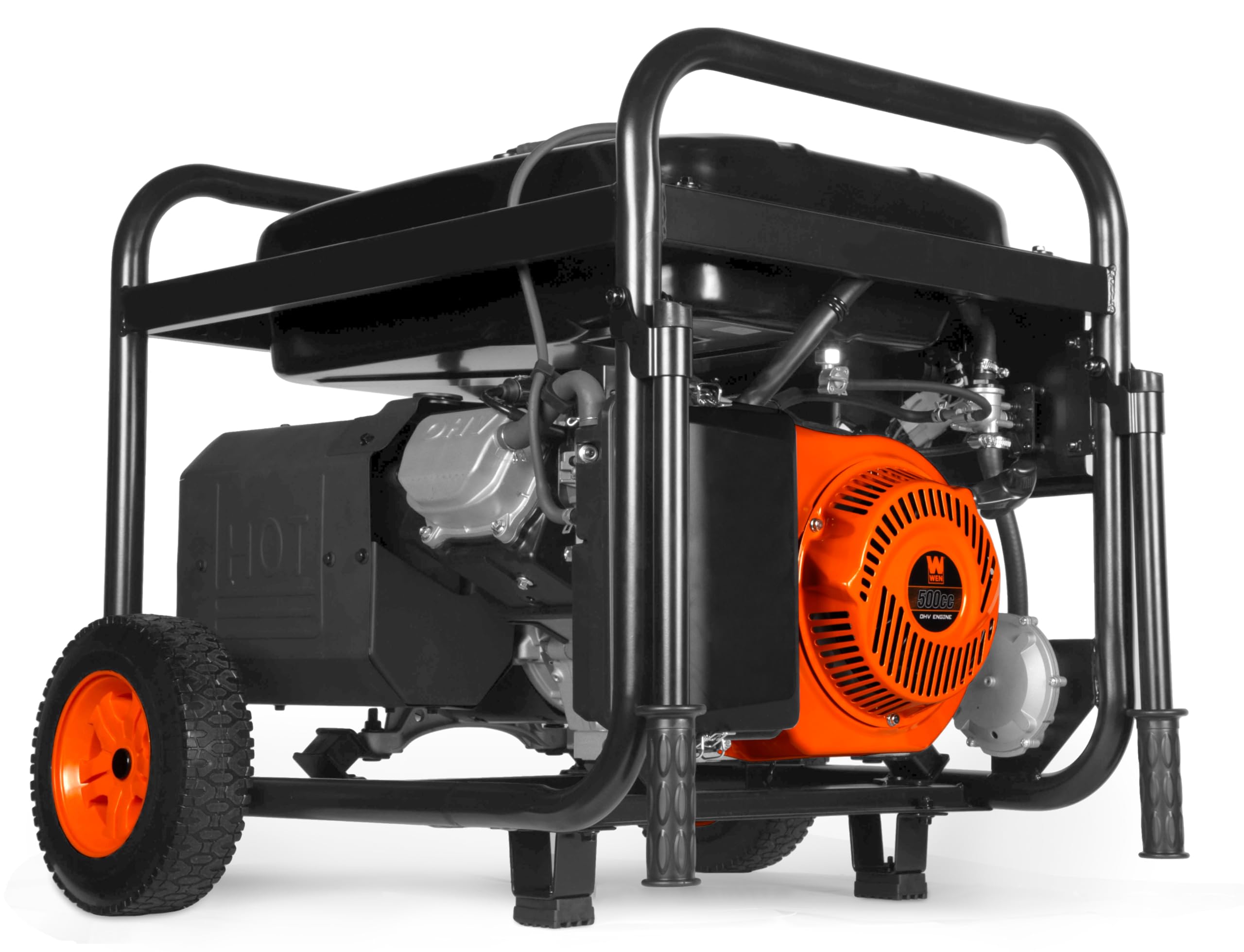 WEN 11,000-Watt 120V/240V Dual Fuel Portable Generator with Wheel Kit and Electric Start (DF1100T) Gronata