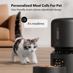 PETLIBRO Automatic Cat Feeder, 5G WiFi Automatic Dog Food Dispenser with Freshness Preservation, 5L Timed Pet Feeder with Low Food Sensor, Up to 10 Meals Per Day Gronata