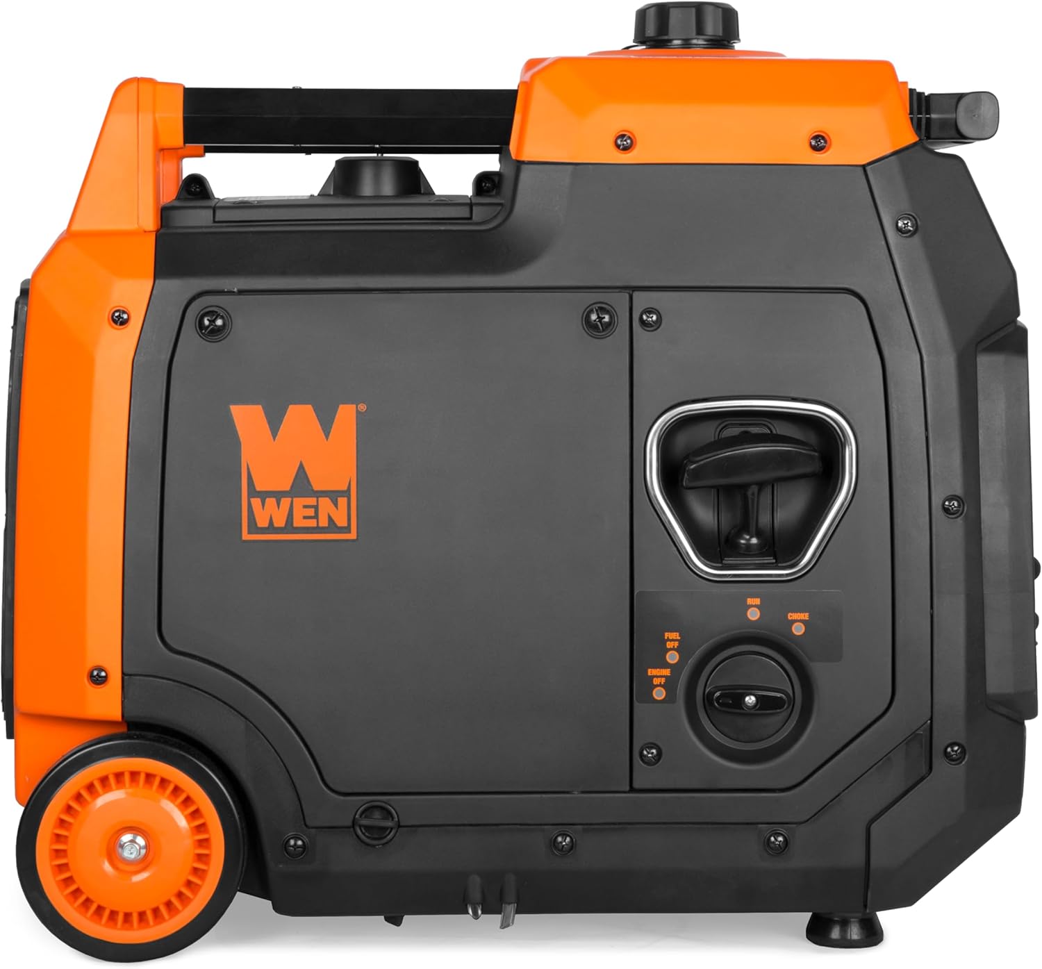 WEN Quiet and Lightweight 4800-Watt Dual Fuel RV-Ready Electric Start Portable Inverter Generator with Fuel Shut Off and CO Watchdog (DF480iX) Gronata