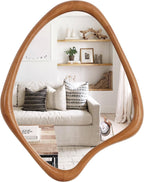 WallBeyond Asymmetrical Mirror, Irregular Mirror Full Length, Boho Wall Mirrors Decorative for Bedroom Living Room Entryway Hall, Mid Century Modern Decor 48" H x 22" W Gronata
