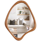 WallBeyond Asymmetrical Mirror, Irregular Mirror Full Length, Boho Wall Mirrors Decorative for Bedroom Living Room Entryway Hall, Mid Century Modern Decor 48" H x 22" W Gronata