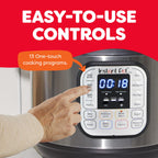 Instant Pot Duo 7-in-1 Electric Pressure Cooker, Slow Cooker, Rice, Steamer, Sauté, Yogurt Maker, Warmer & Sterilizer, Includes App With Over 800 Recipes, Stainless Steel, 6 Quart Gronata