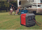 Honda EU3000iS 3000 Watt Inverter Generator, Super Quiet 120V Gas Powered Portable Generator for Camping, RV or Home Backup Power Supply, Up to 19.6 Hour Run Time (EU3000IS1AN) Gronata
