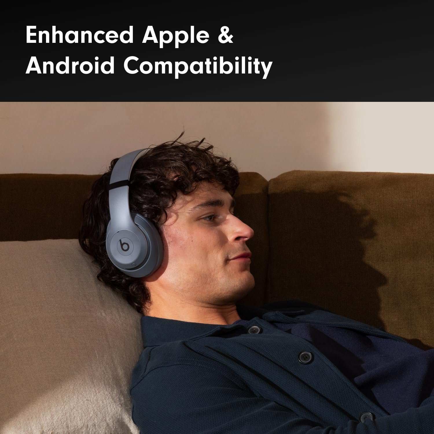 Beats Studio Pro Premium Wireless Over-Ear Headphones- Up to 40-Hour Battery Life, Active Noise Cancelling, Great for Travel & Commuting, USB-C Lossless Audio, Apple & Android Compatible -Black Gronata